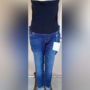Blue Denim Maternity Jeans